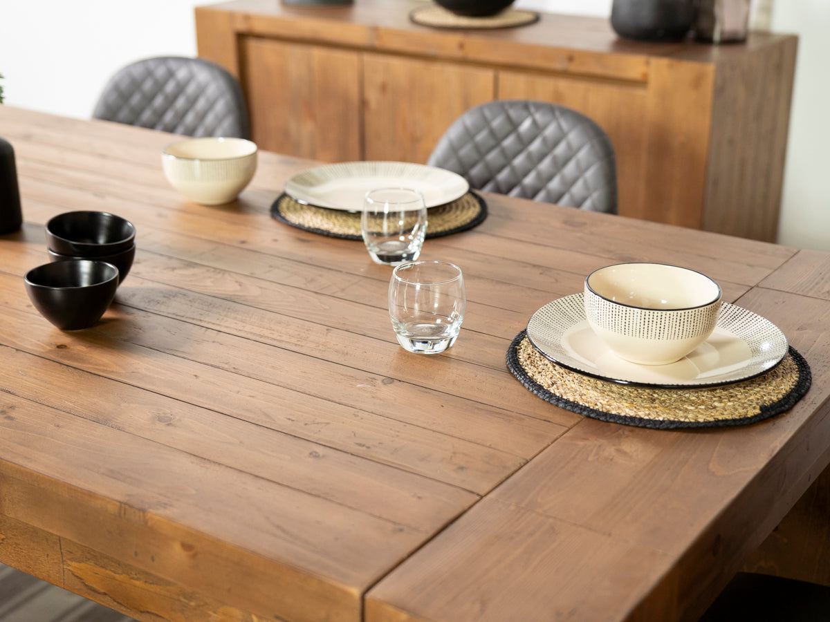 Table de salle à manger à plateau fixe Colorado