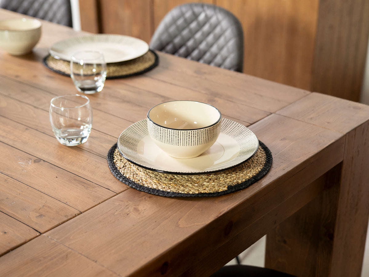 Table de salle à manger à plateau fixe Colorado