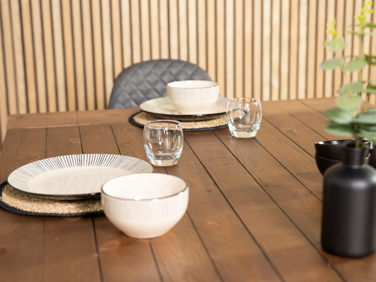 Table de salle à manger à plateau fixe Colorado