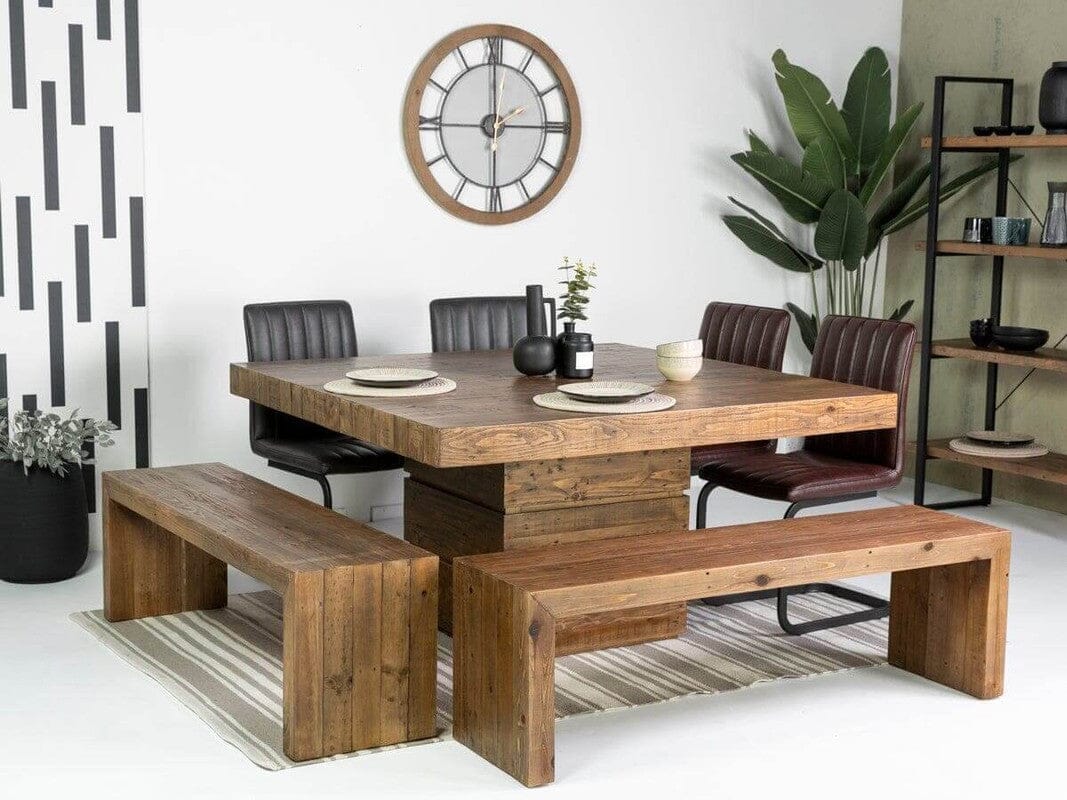 Table de salle à manger carrée Melrose 150 cm