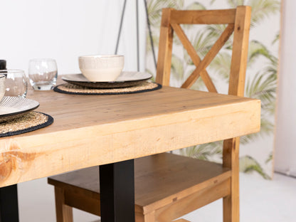 Chaise de salle à manger Brooklyn Light à dossier croisé (lot de 2)