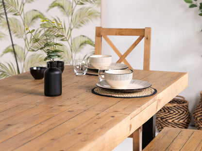 Chaise de salle à manger Brooklyn Light à dossier croisé (lot de 2)