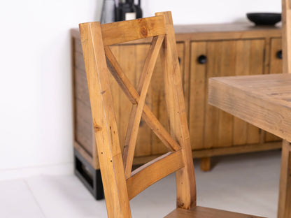 Chaise de salle à manger Brooklyn Light à dossier croisé (lot de 2)