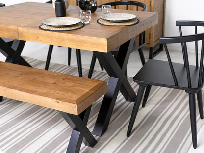 Banc à jambes croisées Brooklyn Light