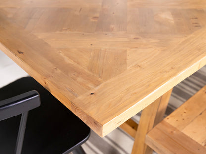 Table de salle à manger extensible Como (180 cm - 240 cm) et chaises de salle à manger à dossier croisé Como