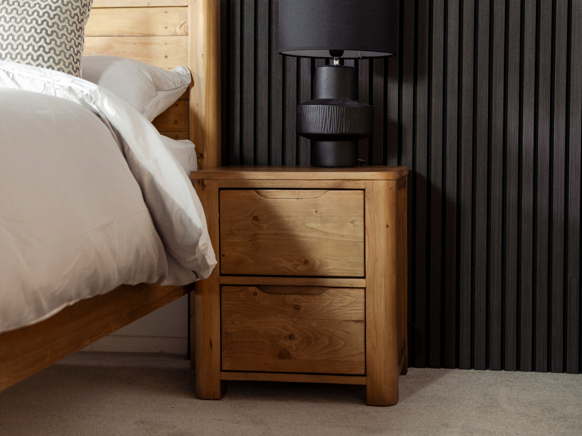 Table de chevet Exeter à 2 tiroirs