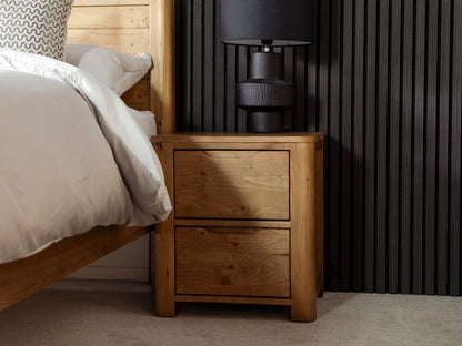 Table de chevet Exeter à 2 tiroirs