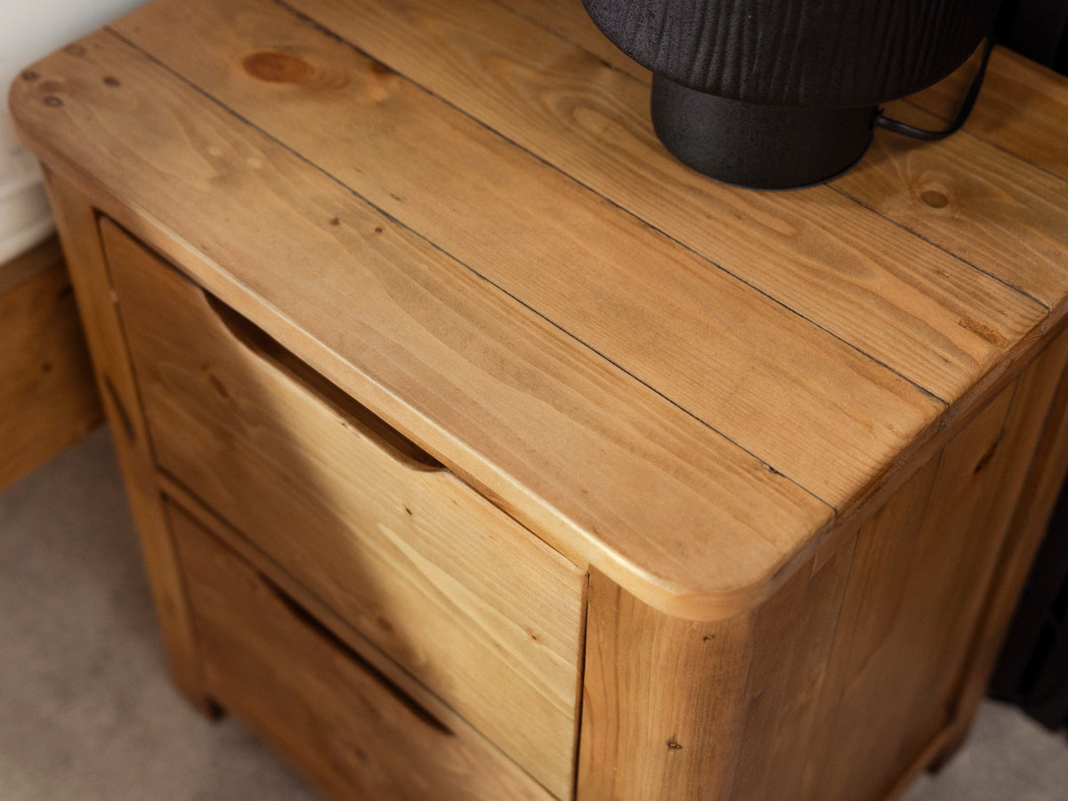 Table de chevet Exeter à 2 tiroirs