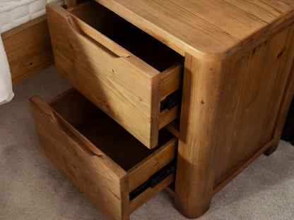 Table de chevet Exeter à 2 tiroirs