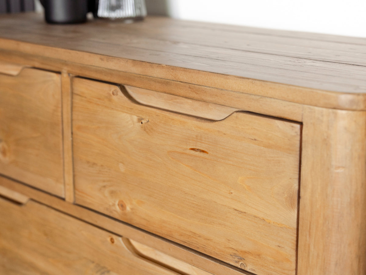 Commode large Exeter à 5 tiroirs