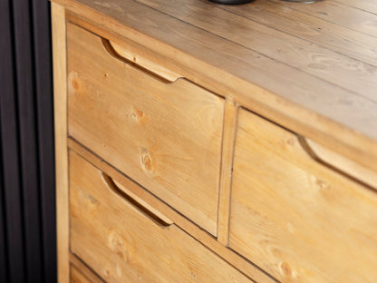 Commode large Exeter à 5 tiroirs