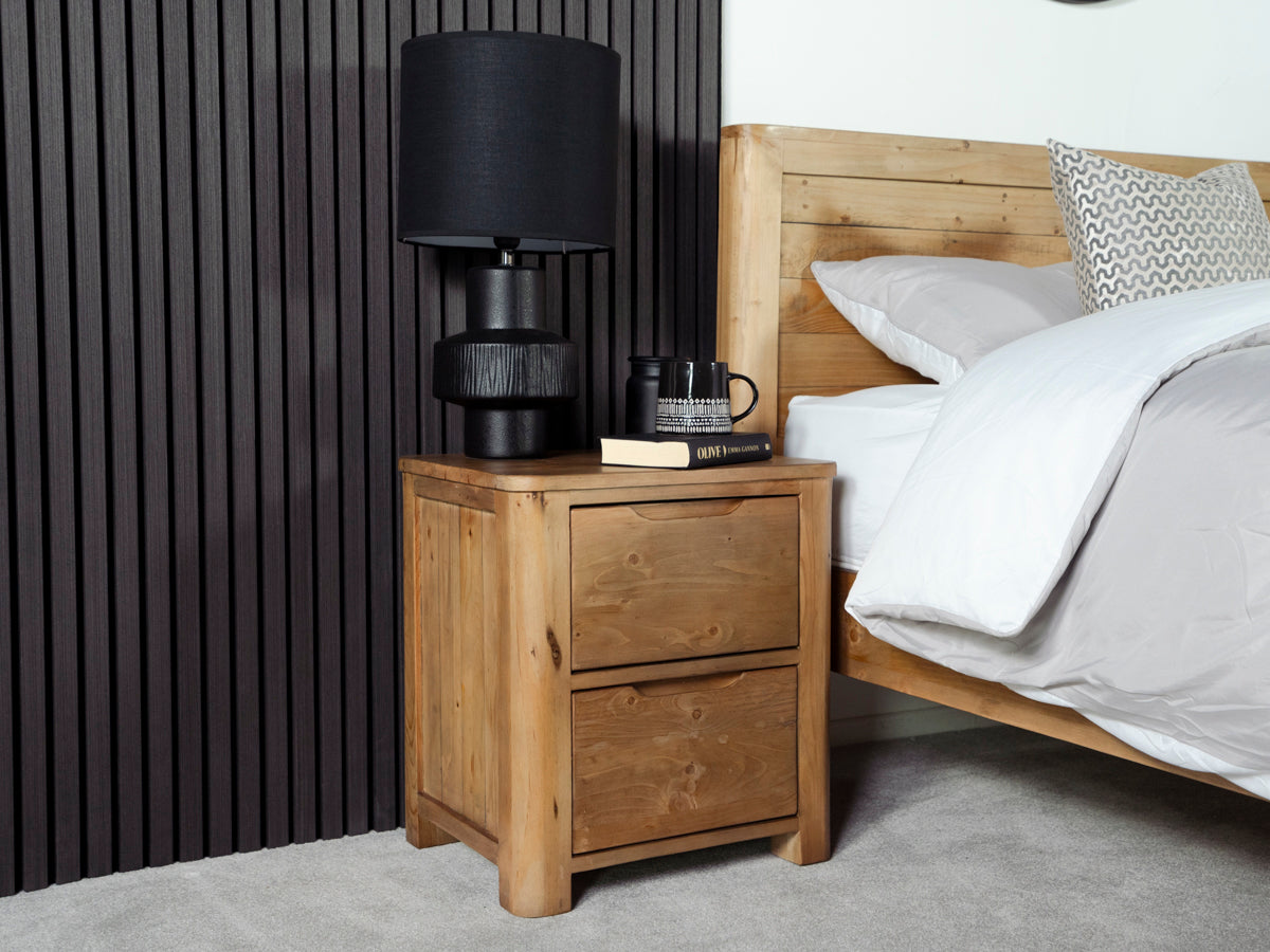 Table de chevet Exeter à 2 tiroirs