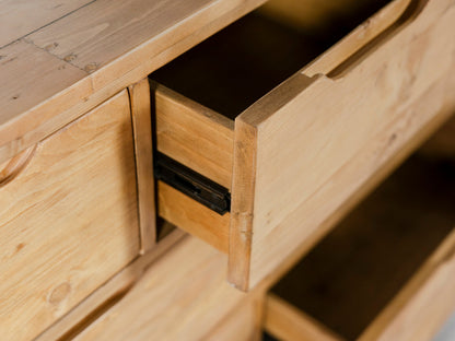 Commode large Exeter à 7 tiroirs