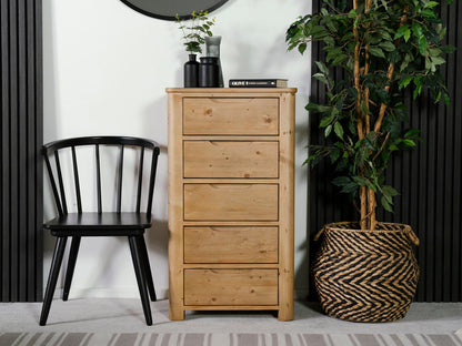 Commode haute Exeter à 5 tiroirs