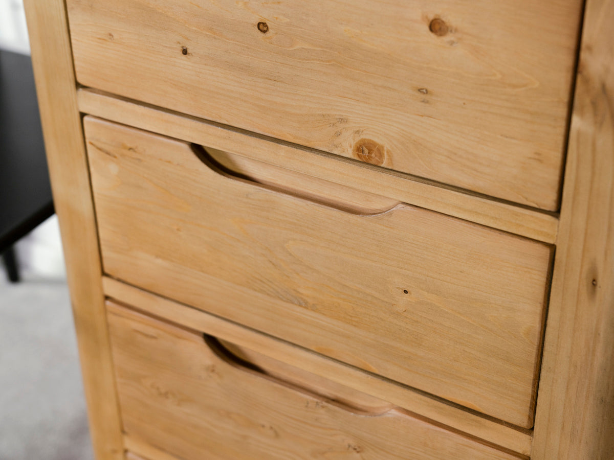 Commode haute Exeter à 5 tiroirs