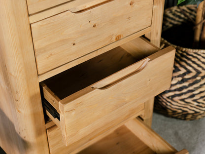 Commode haute Exeter à 5 tiroirs