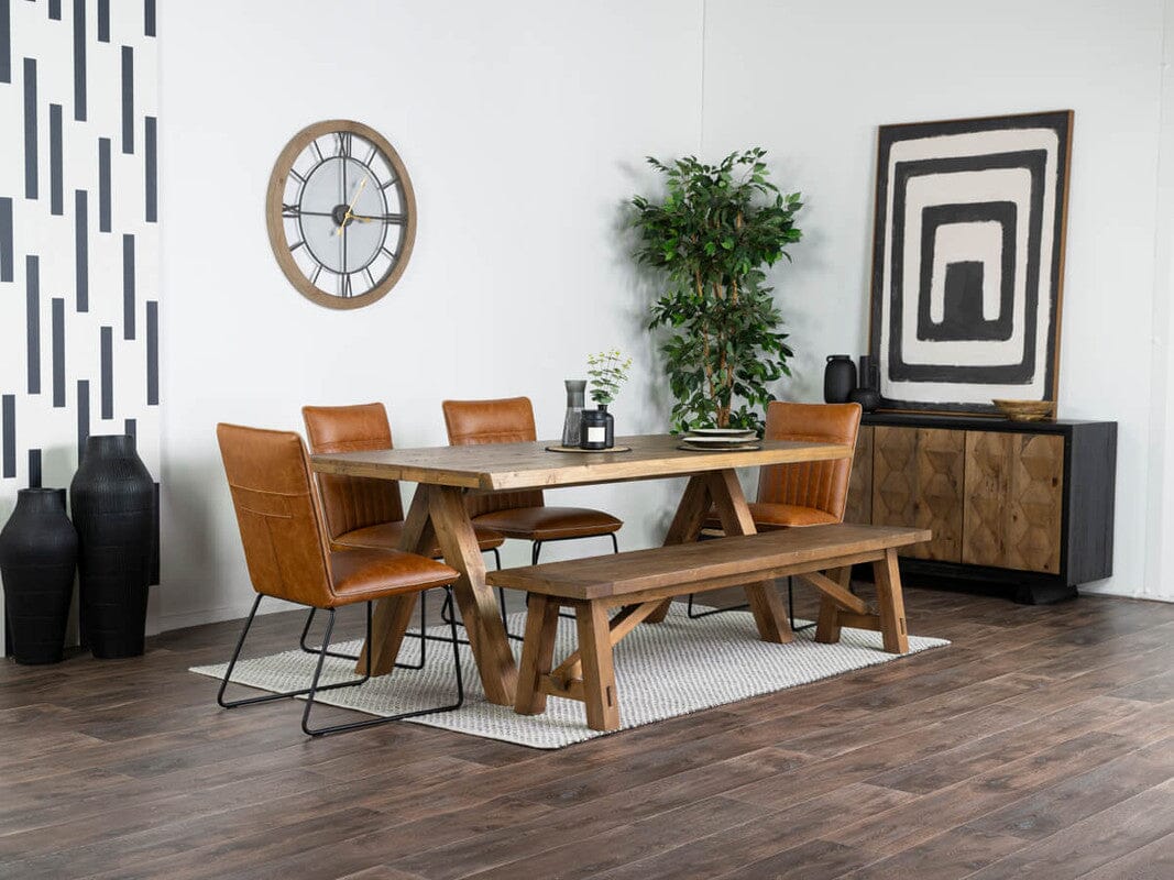 Banc de salle à manger pyramidal