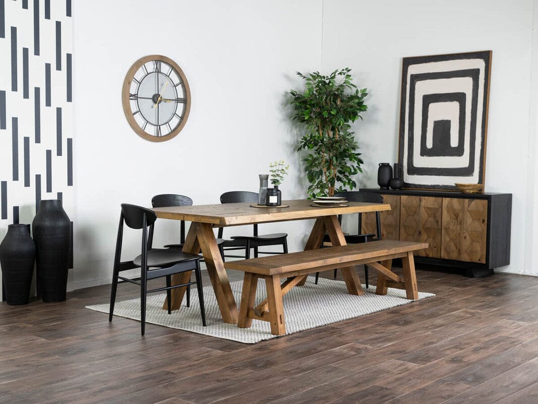 Banc de salle à manger pyramidal