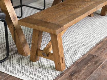 Banc de salle à manger pyramidal