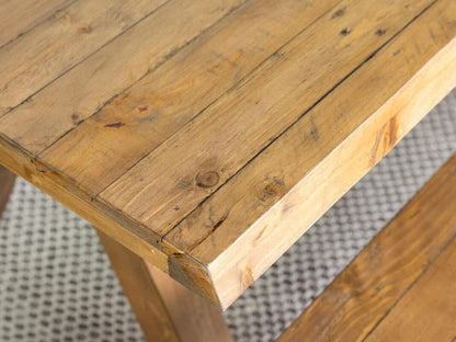 Table de salle à manger pyramidale à plateau fixe