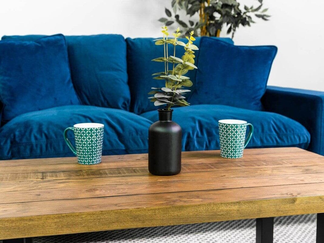 Table basse Brooklyn avec pied en U noir