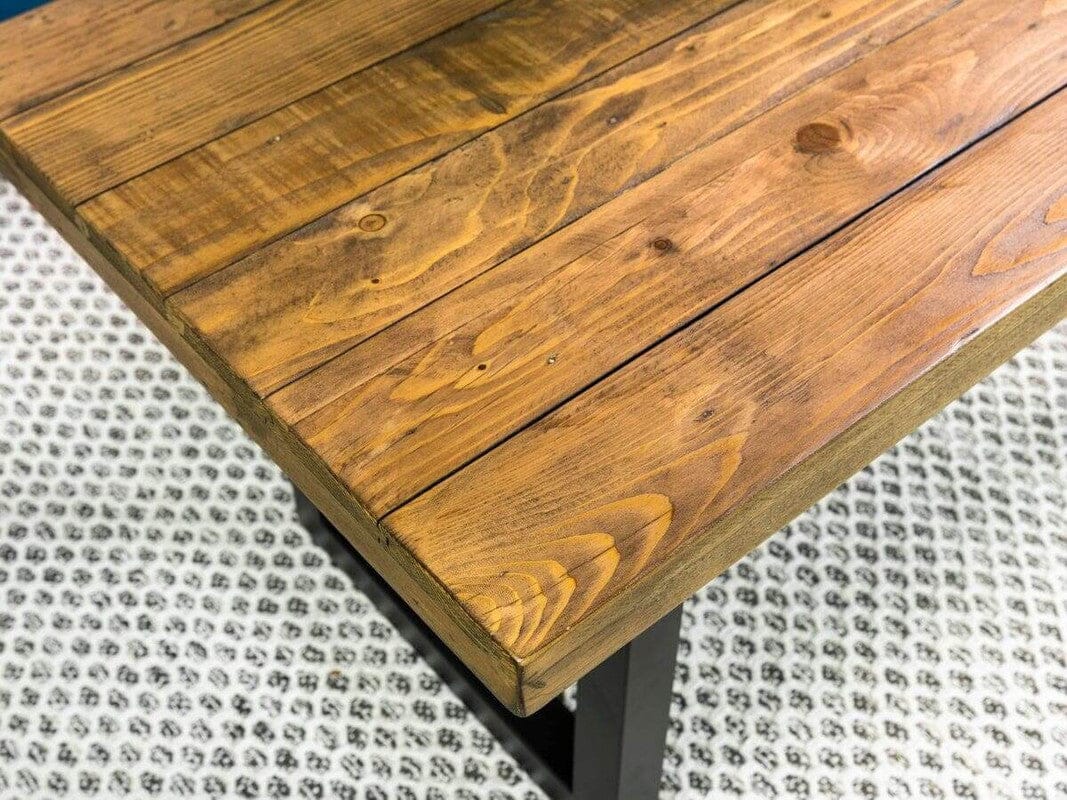 Table basse Brooklyn avec pied en U noir