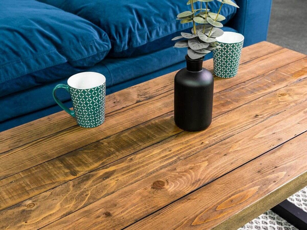 Table basse Brooklyn avec pied en U noir