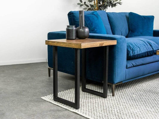 Table d'appoint Brooklyn avec pied en U noir