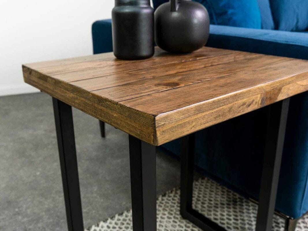 Table d'appoint Brooklyn avec pied en U noir