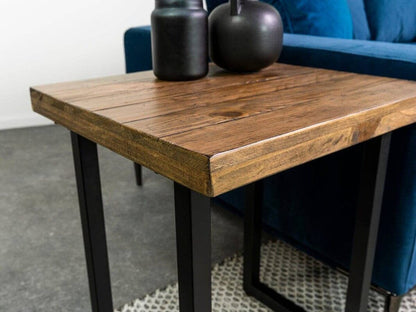 Table d'appoint Brooklyn avec pied en U noir