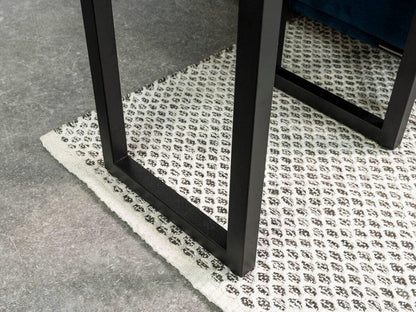 Table d'appoint Brooklyn avec pied en U noir