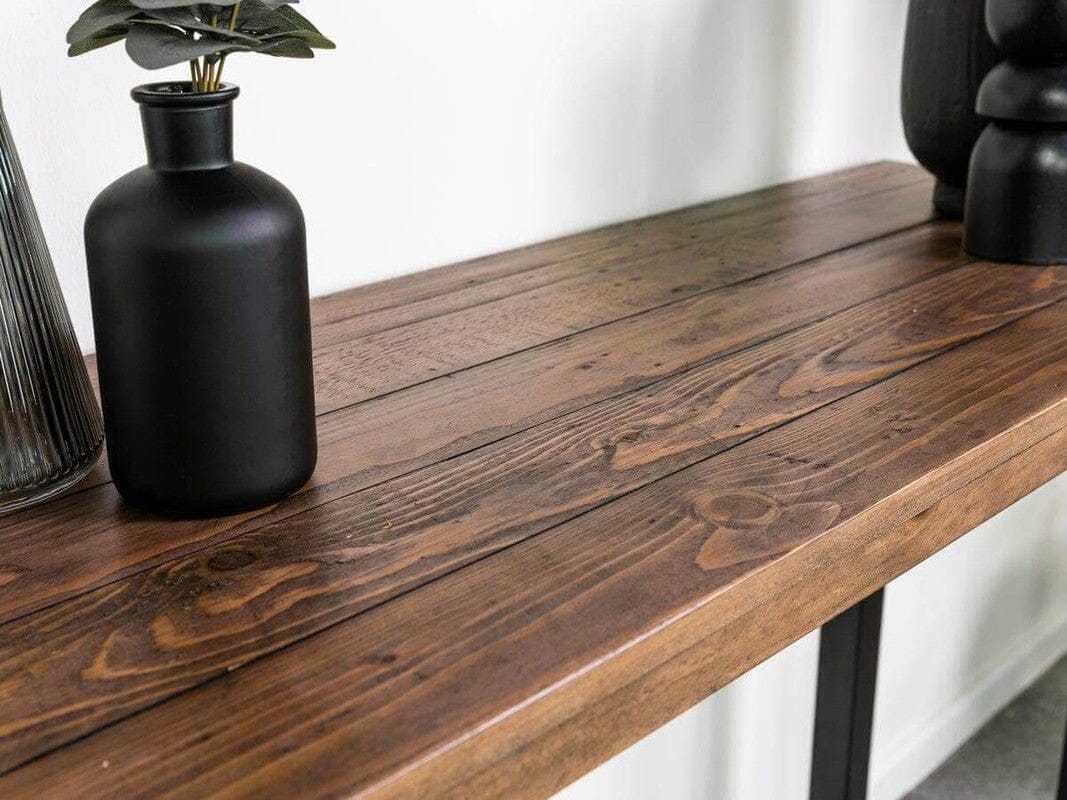 Console Brooklyn avec pied en U noir