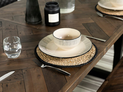 Table de salle à manger extensible Tulsa Dark (140 cm - 180 cm)