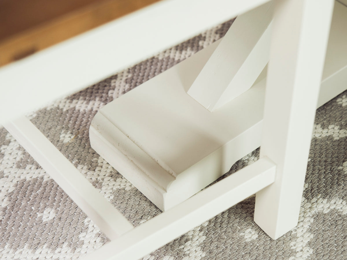 Table de salle à manger ronde extensible Devon (120 cm - 160 cm)