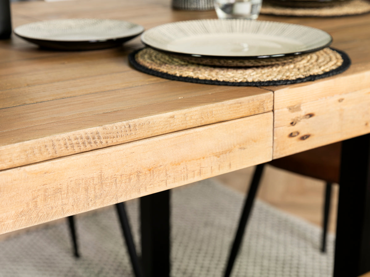 Table de salle à manger extensible Brooklyn Light (140 cm - 180 cm)