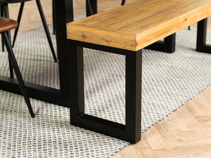 Table de salle à manger extensible Brooklyn Light (140 cm - 180 cm) et chaises de salle à manger Alston