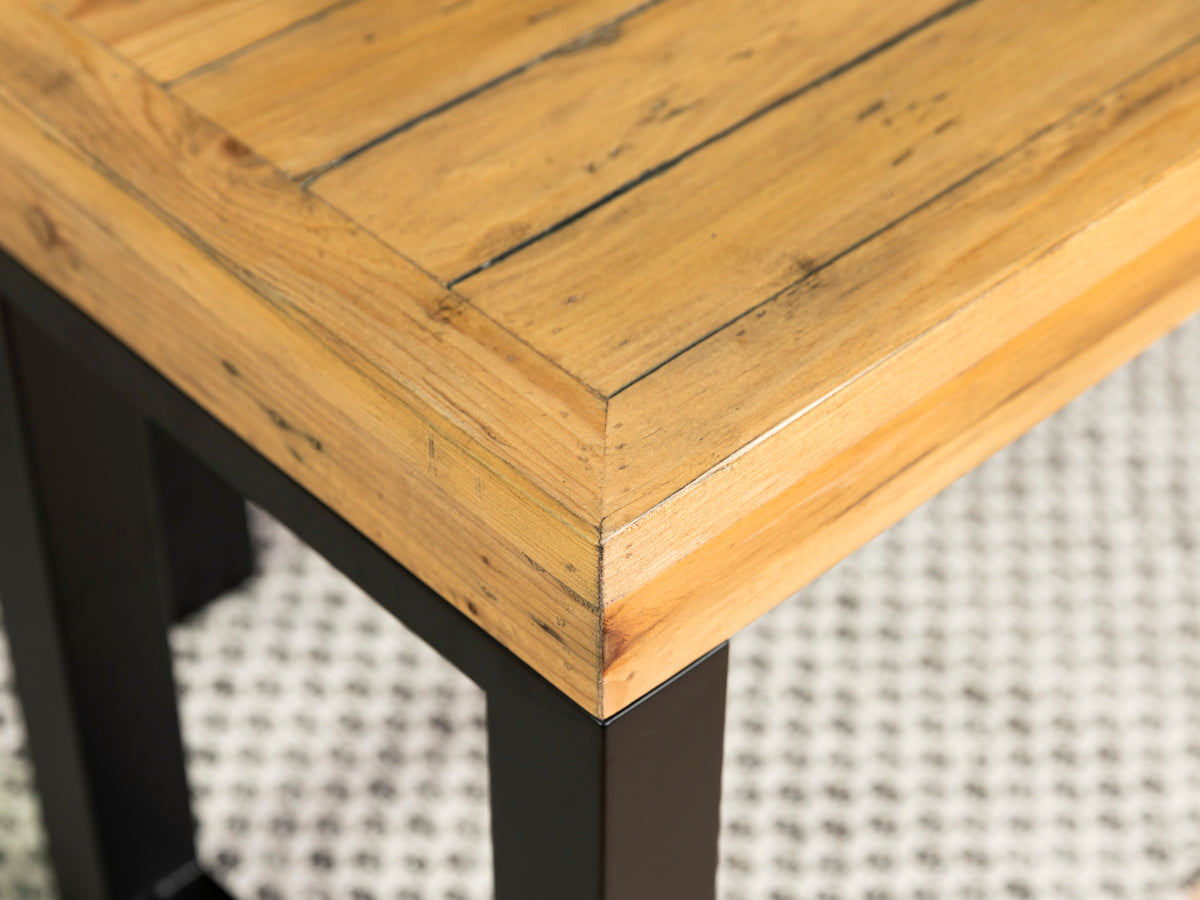 Table de salle à manger extensible Brooklyn Light (140 cm - 180 cm) et banc Brooklyn Light