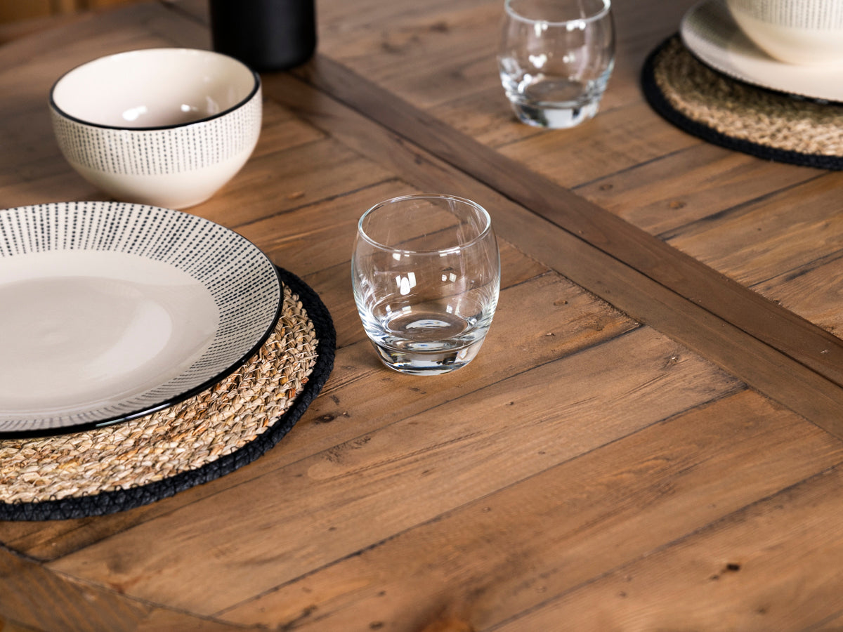 Table de salle à manger ronde extensible Brooklyn Light