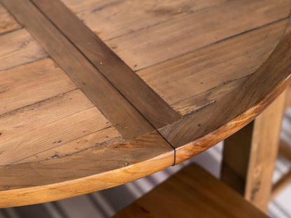 Table de salle à manger ronde extensible Brooklyn Light