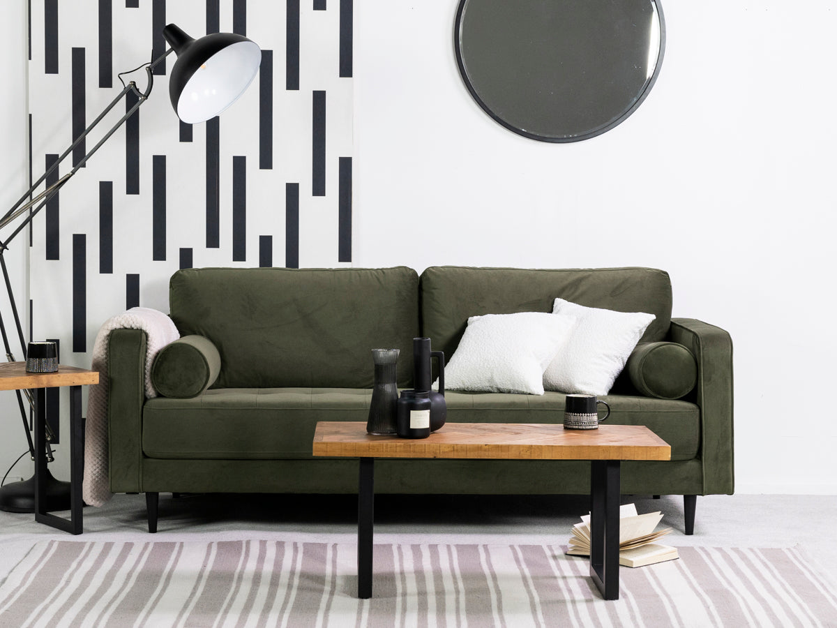 Canapé 3 places vert Signature