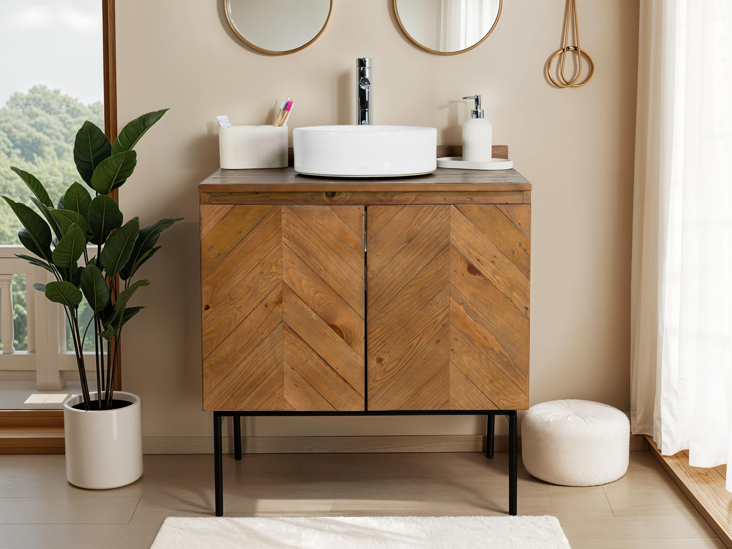 Meuble-lavabo Barstow