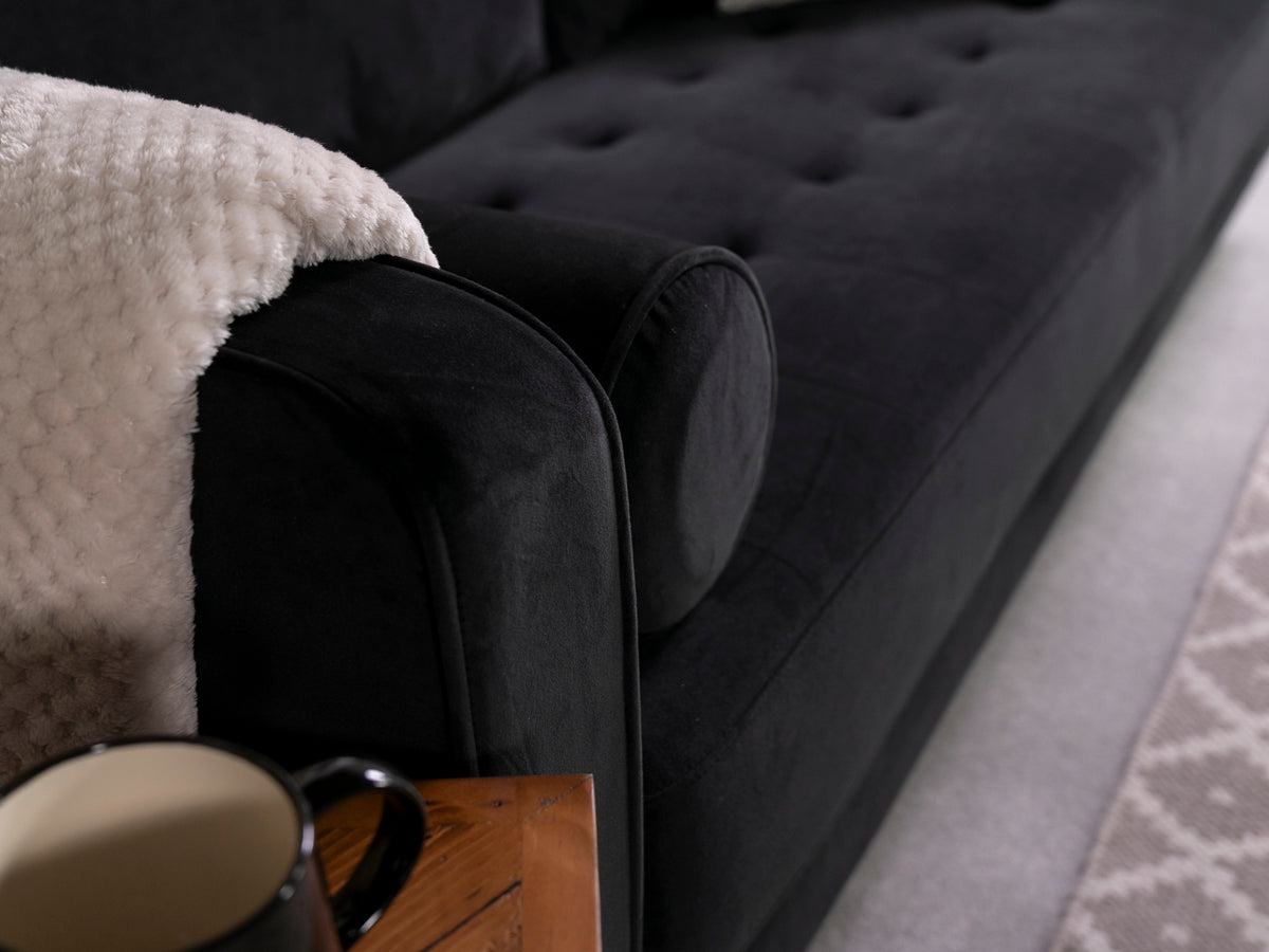 Canapé 3 places Signature couleur anthracite