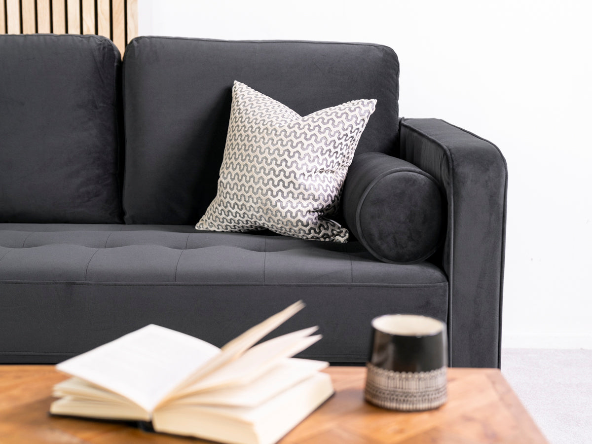 Canapé 2 places Signature couleur anthracite