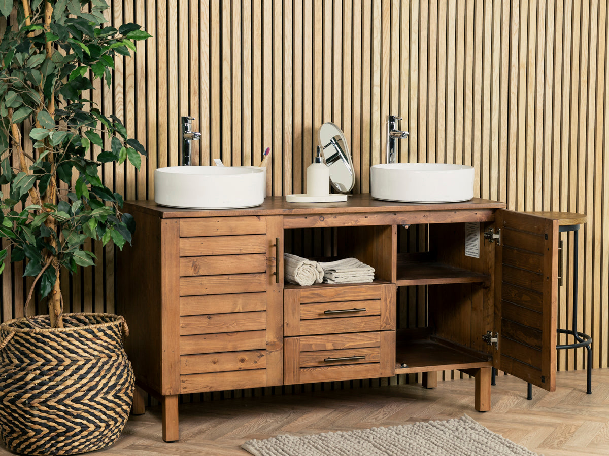 Meuble-lavabo double Bayou