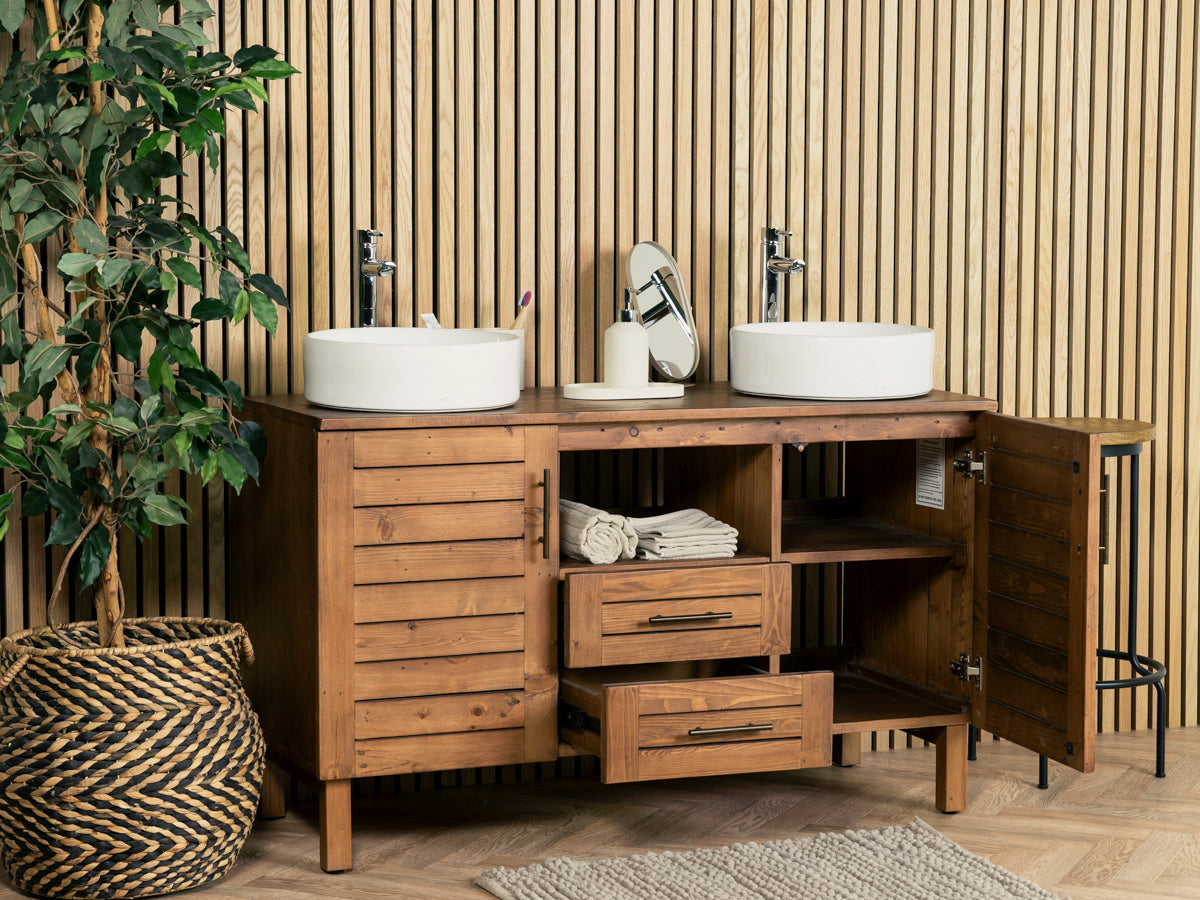 Meuble-lavabo double Bayou