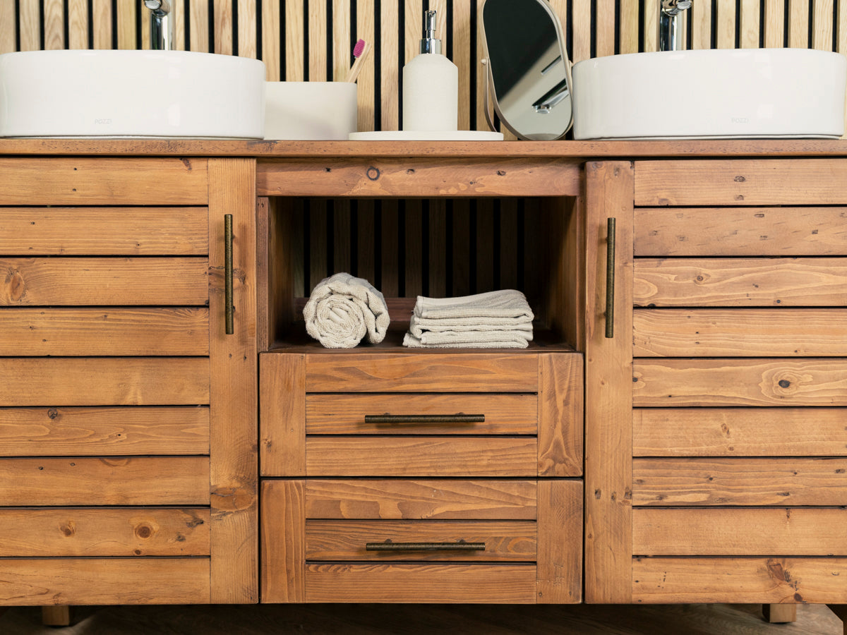 Meuble-lavabo double Bayou