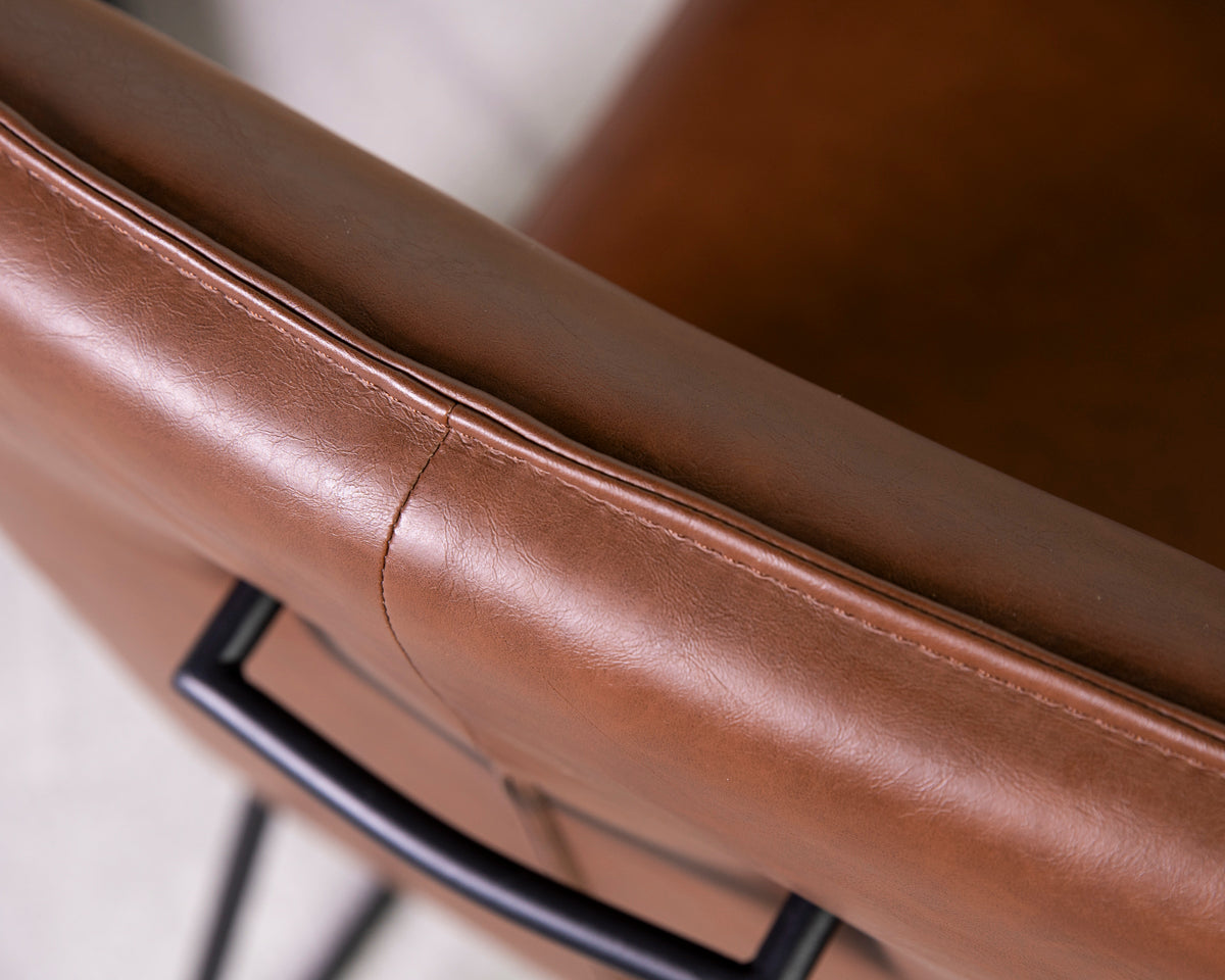 Table de salle à manger extensible Como (140 cm - 180 cm) et chaises de salle à manger marron Grainger