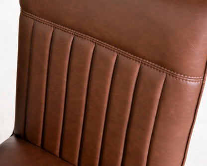 Table de salle à manger extensible Como (180 cm - 240 cm) et chaises de salle à manger marron Grainger