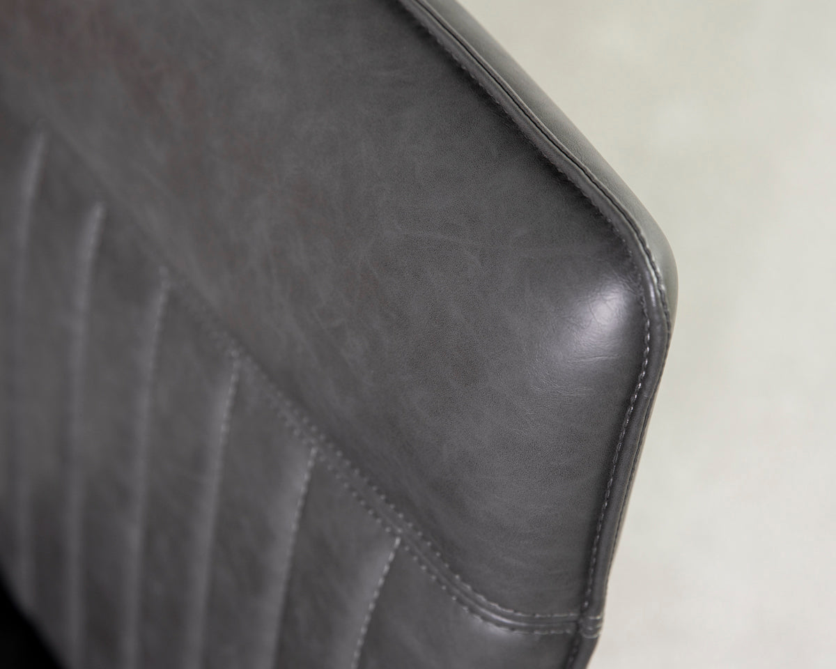 Ensemble de 2 chaises de salle à manger grises Grainger