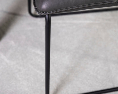 Table de salle à manger extensible Brooklyn à pieds croisés (180 cm - 240 cm) et chaises de salle à manger grises Grainger